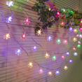 thumbnail image 1 of Snowflake LED Small Colourful Lights Multicolour Snowflake String Lights 20LED 10FT Christmas Lights USB Fairytale Lights Waterproof Connectable Indoor and Outdoor Birthday Christmas Decoration, 1 of 3