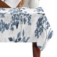 thumbnail image 4 of Blue Fruit Table Cloth Waterproof Tablecloths, Vintage Plant Nature Botanical Flower Floral Tablecloth Dining Table Cover for Kitchen Party Tabletop Outdoor, Rectangle Tablecloth 60x102 Inch, 4 of 9