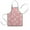 Pink Christmas Santa, variant on Red and Green Christmas Snowman Pattern Kids Aprons for Girls and Boys,Adjustable Neck Strap Toddler Aprons for Kids Cooking Baking
