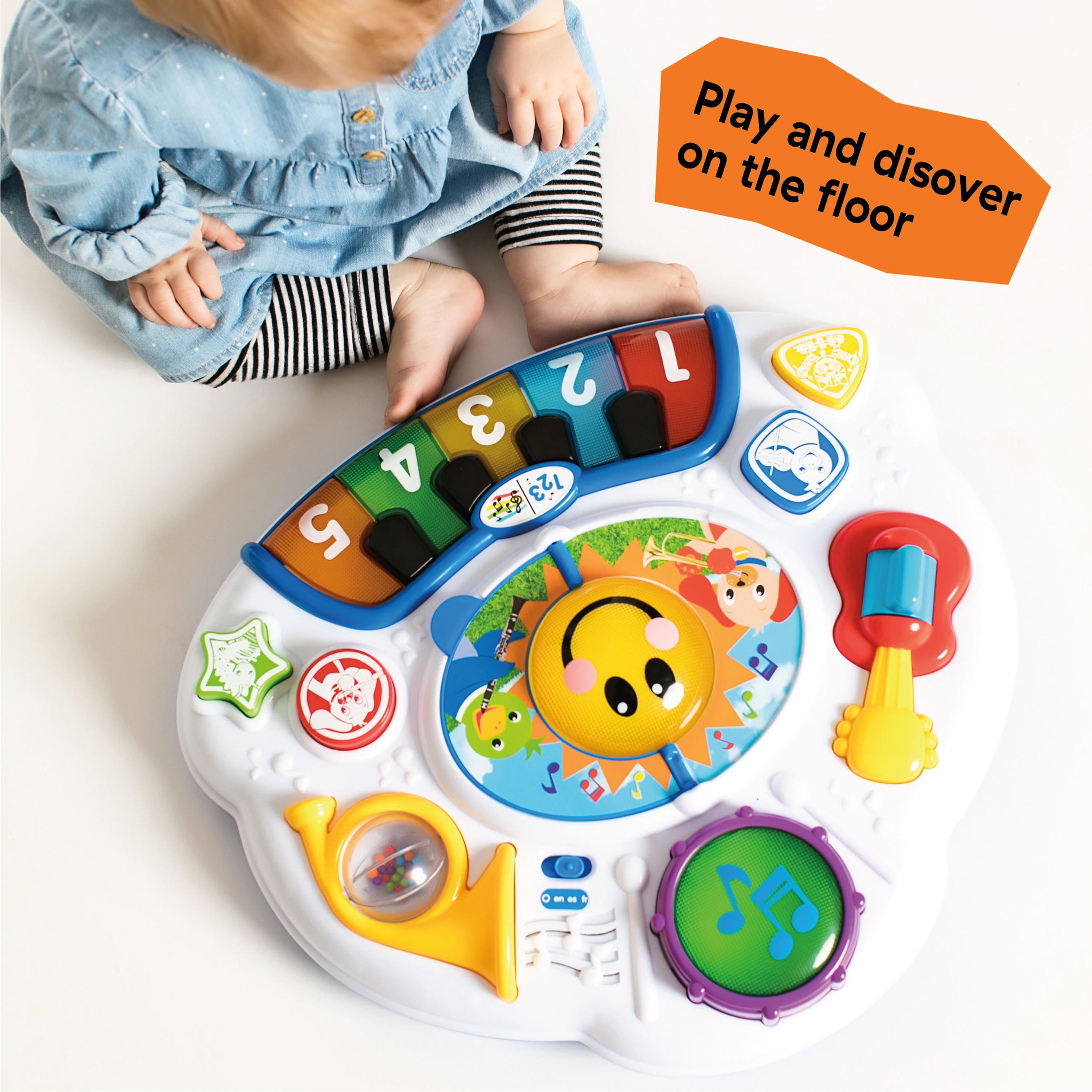 baby einstein discovering music activity table remove legs