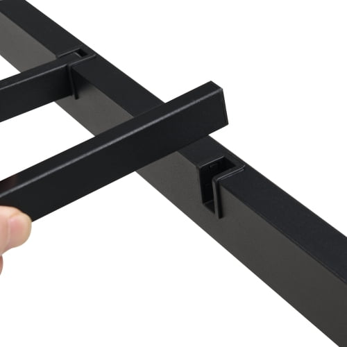 Queen Size Bed Frame , Heavy Duty Metal Bed Frame , Quick & Easy Assembly, No Noise, Black