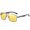 Yellow, variant on Men Polarized Sunglasses Metal Frame Large Double Beam Driving Sun Glasses TAC Lenses Fashion Eyewear Everyday