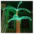 Deluxe Tropical LED Rope Light Palm Tree with Lighted Holographic Trunk