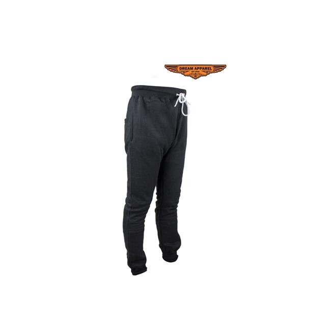 Mens Black Jogger Sweatpants with 