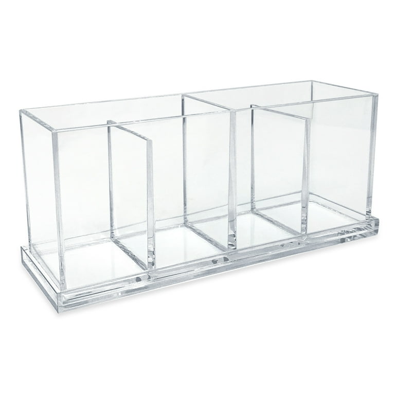 Isaac Jacobs 8-Compartment Clear Acrylic Drawer Organizer (13 L x