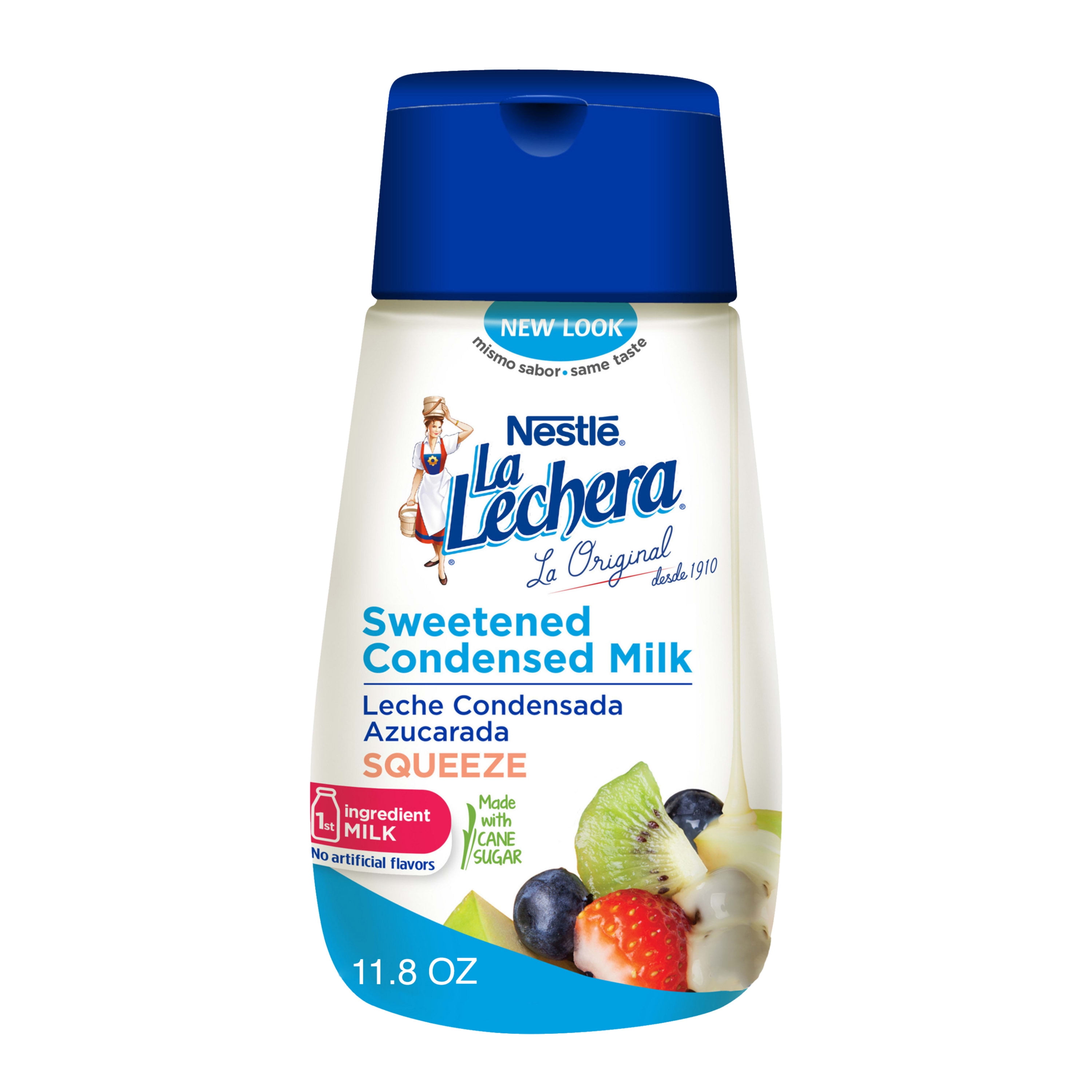 (4 pack) Nestle La Lechera Sweetened Condensed Milk, 11.8 oz Squeeze Bottle