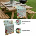 thumbnail image 5 of Easter Bunny Table Runner - 108 Inch Long, Kitchen Dining Table Runner Dresser Scarves, Farmhouse Watercolor Eggs Tulip Wooden Grain Farmhouse Decor for Coffee Tables Wedding Party Banquet, 5 of 8
