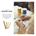 thumbnail image 6 of Raindrops 4Pcs Knitting Crochet Hook Round Wood Crochet Accessories for Beginners, 6 of 8