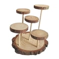thumbnail image 3 of MERIGLARE Wood Display Riser Home Decor Storage Shelf for Cosmetic Accessories Perfume 5 Platforms, 3 of 9