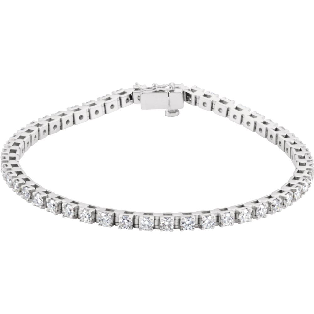 Jewelry 14k White Gold Diamond Bracelet 3 1/2ct Jewelry Gifts for