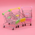 thumbnail image 3 of "SamFansar Stainless Steel Mini Handcart Supermarket Shopping Cart Food Holder Kids Toy,Random Color S", 3 of 10