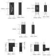 thumbnail image 3 of Type C Female to Male Adapter Elbow/Straight Connectors for Quick Data Transfer and Easy Storage in Home or Office, 3 of 4