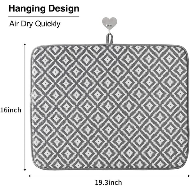 Tapete Para Secar Platos Para Enciera De Cocina, Paquete De 2 Unidades