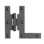 Acorn Manufacturing Smooth Iron 3-in HL-Shape Cabinet Hinge 3H