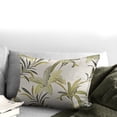 thumbnail image 5 of Renee Palm Green Decor Pillow (Feather Insert) 14"x20" Rectangle, 5 of 5