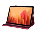 thumbnail image 2 of Galaxy Tab A7 Case, TECHCIRCLE Multi-Angle Folio Stand Premium Embossed Butterfly PU Leather Protective Smart Cover with Auto Wake Sleep for Samsung Galaxy Tab A7 10.4 SM-T500/T505/T507 - Red, 2 of 5