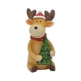 thumbnail image 4 of Adorno de reno, figura de alce de resina navideña, estantería para casa, soporte de TV, cocina Estilo de árbol de Navidad, 4 of 9