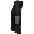 thumbnail image 4 of Holloway Sportswear 2XL Womens Sof-Stretch Jacket Black/Carbon 229737, 4 of 5