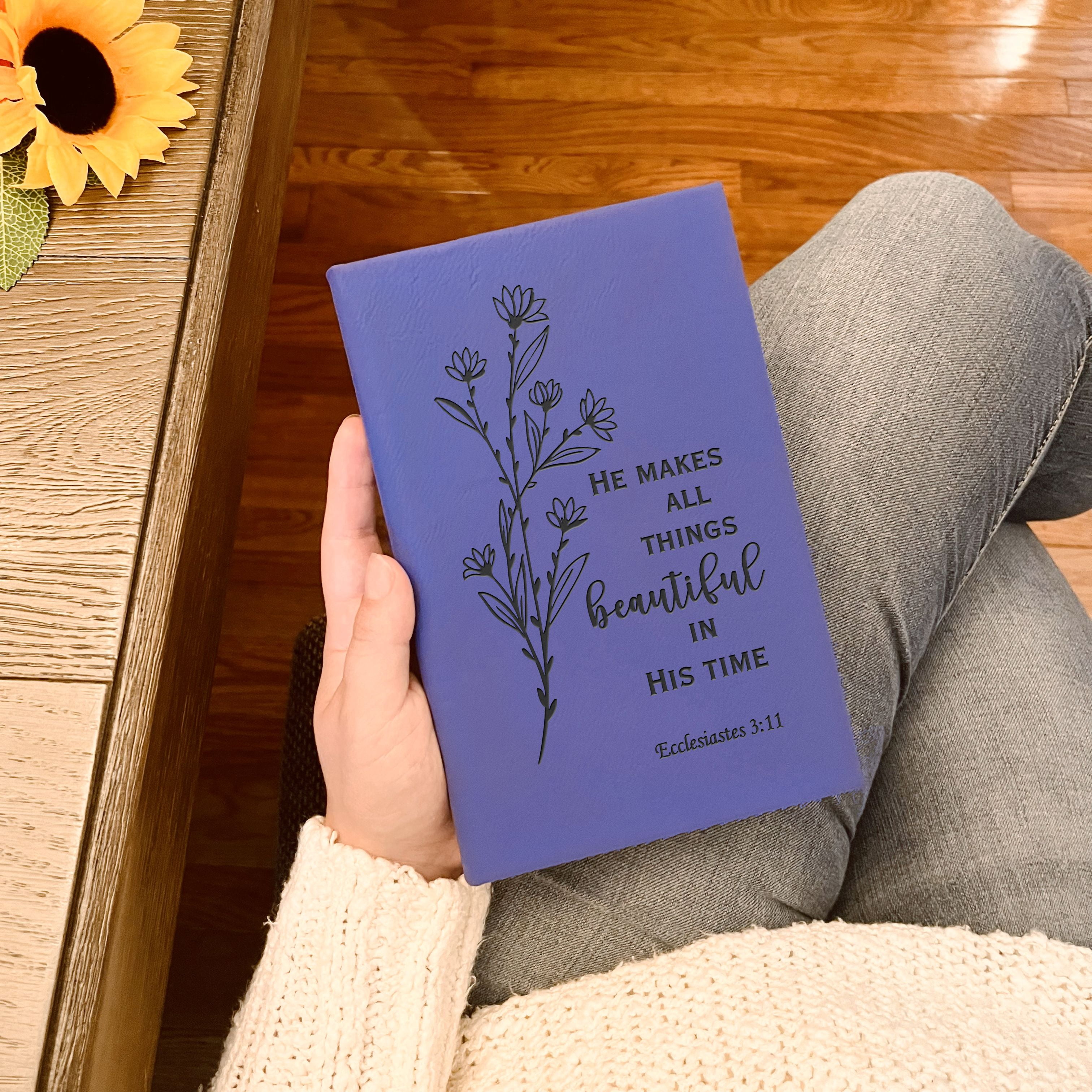 Custom Prayer Journal, Bible Study Journal, Daily Prayer Bible Journal, Prayer Journal for Women men, Bible Accessories Bible Study Supplies