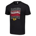thumbnail image 2 of Men's Starter Black Chicago Blackhawks Four Team Name Logo T-Shirt, 2 of 3