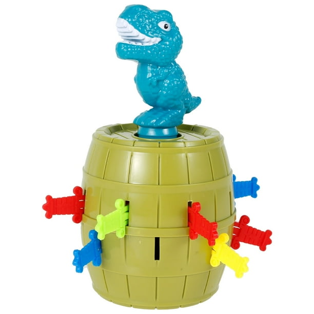 Juguetes de dinosaurios emergentes, juguetes de barril de dinosaurio, juguete novedoso, juego de parodia complicado, divertido juego de mesa de acción para niños, juego de rompecabezas aleatorio