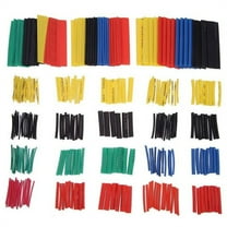 Heat Shrink Tubing, Multicolor Wire Sleeve Wrap Set, 164Pcs Heat Shrink Tubing Kit, 8 Sizes Polyolefin Wire Sleeve, Flame Retardant Insulation Sleeving, by Goohae
