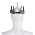 thumbnail image 6 of Ancient Headdress Larp Viking Corona Hombre Medieval Men Royal King Tiaras Crown Hair Accessories, 6 of 9