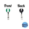 thumbnail image 3 of Nigeria Country Flag Retractable Reel ID Badge Key Card Name Tag Holder with Clip, 3 of 7