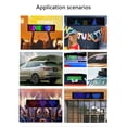thumbnail image 6 of LED Light Sign for Cars/Trucks/Suvs, 7.48"X3.54" Customizable Windshield Decoration with App Control, Ip68 Waterproof, USB-Powered, DIY Programmable Scrolling LED Display Matrix Panel, 6 of 9