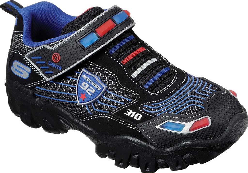 Skechers Boys Skechers Hot Lights Damager Iii Police Sneaker Walmart Com Walmart Com