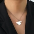 thumbnail image 5 of University Graduation Bachelor Cap Necklaces Women Men Stainless Steel Jewelry, 5 of 7