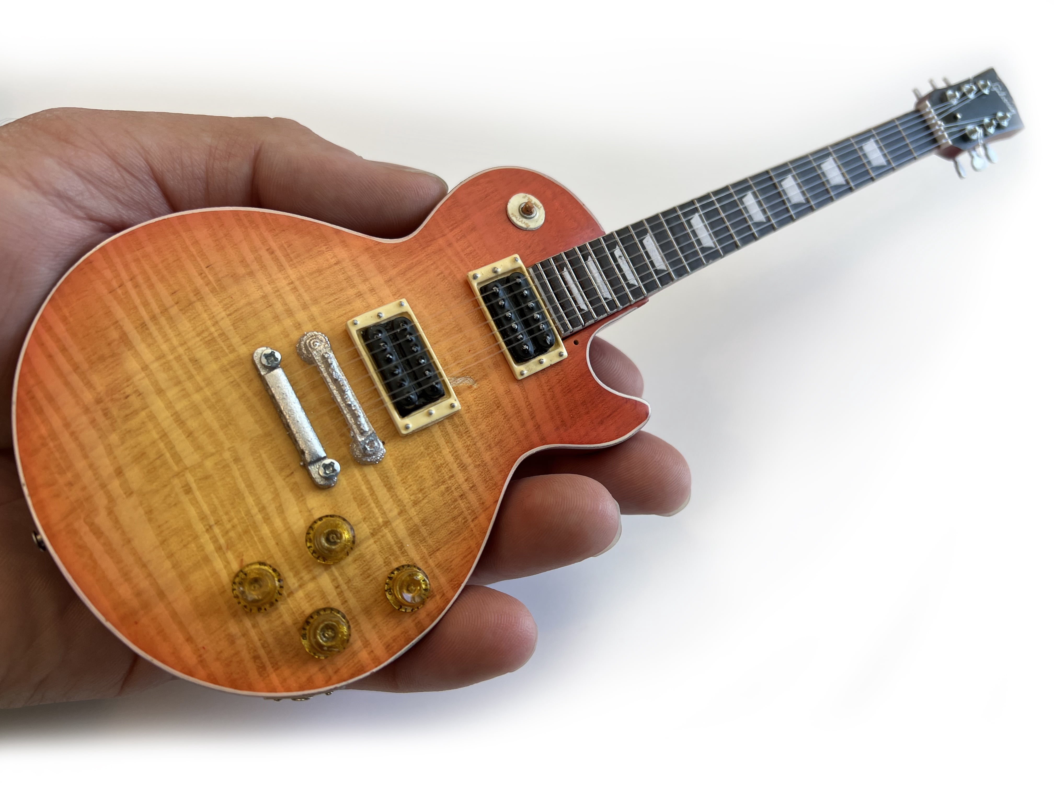 Duane Allman Gibson 1959 Les Paul Cherry Sunburst 10 Inch Miniature Guitar
