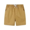 thumbnail image 6 of Ougyinr Littler Boys Shorts Kids Toddler Boys Summer Cotton Shorts with Drawstring Casual Elastic Waist Shorts with Pocket, 6 of 9