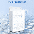 thumbnail image 6 of 4 Port POE Extender 100M Outdoor Rainproof Network POE Repeater IP30 VLAN 44-57V 30W for POE Camera Wireless AP,1 * POE Extender,Gray-White, 6 of 8