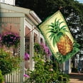 thumbnail image 4 of Tropical Pineapple Double Sided Summer House Flag 28"x40", 4 of 6