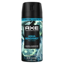 AXE Fine Fragrance Collection Body Spray 72 Hour Freshness Aqua Bergamot Aluminum Free, 2.9 oz