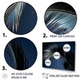 thumbnail image 3 of Designart "Calm Jungle With Palm Leaves" Palms & Palm Trees Floater Framed Canvas Prints, 3 of 5