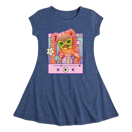 

LOL OMG! Fashion Dolls - Play Dazzle Music - Toddler & Youth Girls Fit & Flare Dress