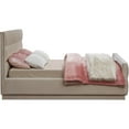 thumbnail image 5 of Meridian Furniture Paxton Beige Chenille Fabric Queen Bed, 5 of 9