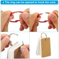 thumbnail image 4 of Unique Bargains 1.8' OD 1.5' ID Loose Leaf Rings Binder Ring Book Rings Steel for Scrapbook, Assorted Colors 100 Pack, 4 of 6
