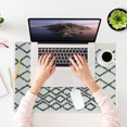 thumbnail image 2 of Sussexhome Large Mouse Pad for Desk - Cotton Mousepad for Desktop, Table, Office Desk Pad - Thin, Light, Portable Laptop Mat for Computer Mice - Machine Washable, Non-Slip, Foldable - 18" x 24", 2 of 8