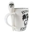 thumbnail image 3 of Ebros Altar Drake Beware Dragon Is Stirring Cocoa Tea Coffee Cup Mug & Spoon Set, 3 of 9