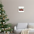thumbnail image 2 of Red Buffalo Plaid Vintage Truck Christmas Tree Snowfield Transportation Painting Unframed Art Print Wall Art, 2 of 5