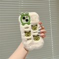 thumbnail image 1 of Étui de Téléphone en Peluche Hello Kitty pour IPhone 11 12 13 14 15 Pro Max Douce et Adorable Anti-Chute RJ, 1 of 6