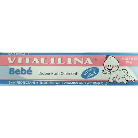 UPC: 0354312225164 | Vitacilina Bebe Diaper Rash Treatment Ointment to Protect Baby s Skin 1.76 oz Tube