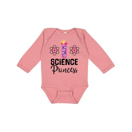 

Inktastic Science Princess Girls Scientist Gift Baby Girl Long Sleeve Bodysuit