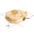 thumbnail image 3 of Caja para dientes de leche, caja de madera para guardar recuerdos para niños, adecuada para dientes de leche,, 3 of 5
