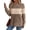 Coffee Nude Apricot, variant on MOYIKO Long Sleeve Shirts for Women Casual Tunic Tops Color Block Crewneck Pullover Lightweight Sweaters