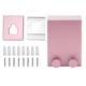 thumbnail image 1 of Cuerda de secado para uso doméstico - 9021P Tendedero retráctil de acero inoxidable rosa para interior y exterior, 1 of 8