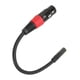 thumbnail image 5 of Cable conversor de micrófono profesional de 3,5 mm a XLR hembra de 0,2 m con miniconector para cámara y ordenador, 5 of 8